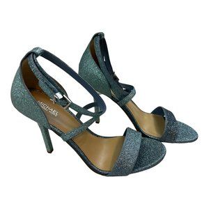 MICHAEL MICHAEL KORS Women's Astrid Stiletto‎ Dress Sandals Size 8.5 Blue New